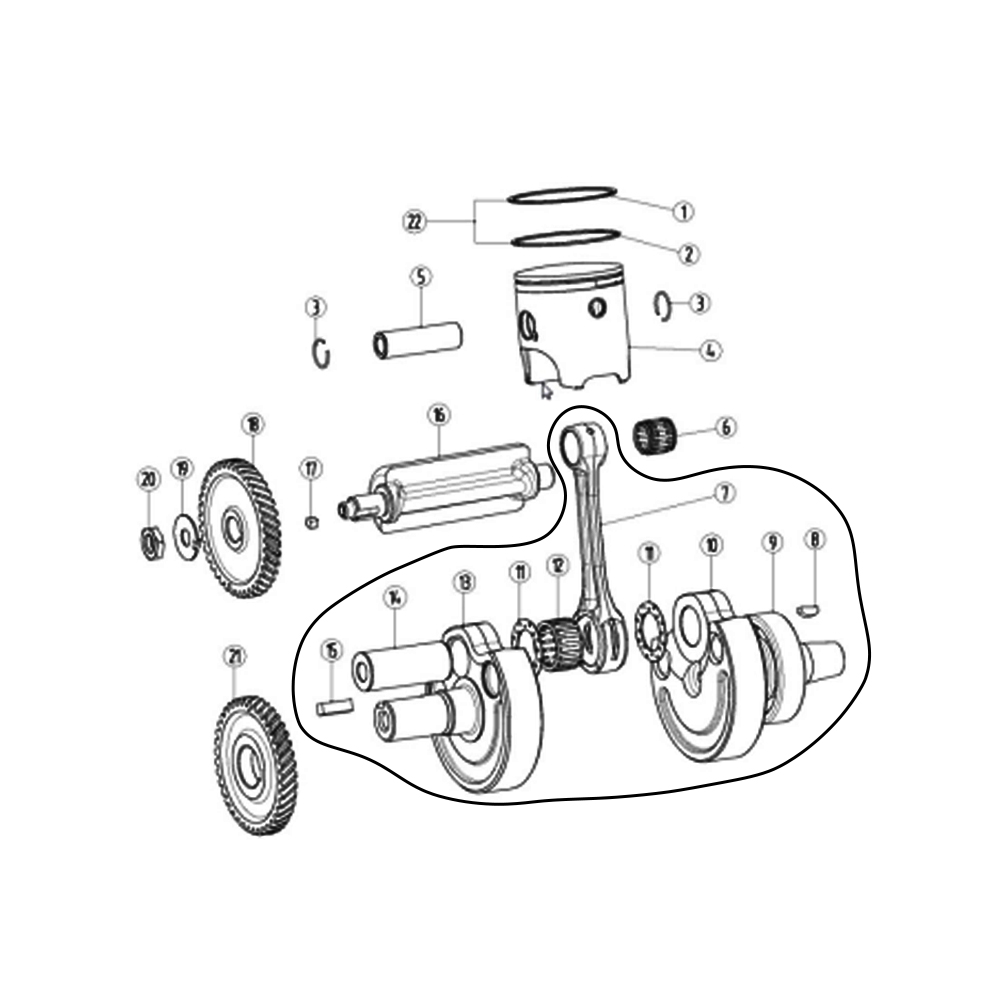 Motorcycle Crankshaft Connecti - đánh giá và giá Motorcycle Crankshaft