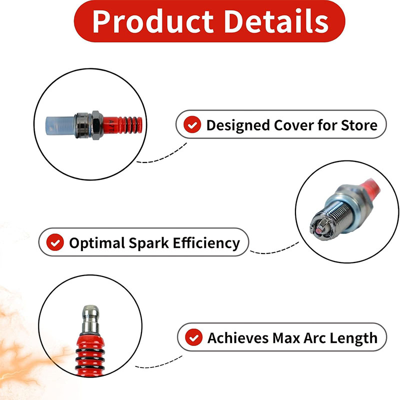 3Pcs A7TC 3Electrode Spark Plu - đánh giá và giá Motorcycle Spark Plug